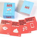 Miniatyrbilde 4 av 5: Dizzy Date Spillkort - 100 Dialogkort for Par på Datekveld, Valentinsgave Dizzy date