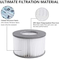 Miniatyrbillede 2 af 2: Til MSPA Whirlpool Udskiftningsfilter, Whirlpool Vandfilter, Kompatibel med Mspa Filter (W)