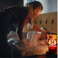 Miniatyrbillede 3 af 3: Børnelampe, FC Barcelona, fodbold 3D lampe, 16 lysfarver og fjernbetjening, gave til fodboldspillende børn