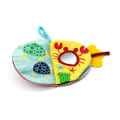 Miniatyrbilde 3 av 5: 3D Baby Polyester Stoffbok Interaktiv Fiskeskjell Pedagogisk Leke Montessori Myk Bok Spedbarn Barnevogn Tilbehør Gave