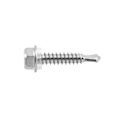 Pikkukuva 2 / 5: 50 kpl Itseporaavia ruuveja, ruostumaton teräs, 6,3 mm x 32 mm, itseporaava ruuvi tiivisteellä (W)