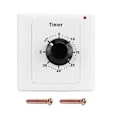 Miniatyrbild 1 av 3: Timer Switch, AC 220V 15A Intelligent Mekanisk Nedräkningstimer Uttag Tidbrytare 86 Panel Timer Kontrollvred (30 Min) (W)