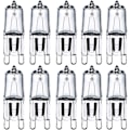 Miniatyrbilde 1 av 5: G9 Halogenpærer 28w (29w) 230v 2800k Varmt Hvit Dimbar, G9 Kapselpærer For Lysekroner, Vegglamper, Bordlamper, Pakke Med 10 Fw