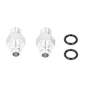 Miniatyrbilde 2 av 5: Par Transmisjonskjøler Adapter Fittings ‑6AN til 1/4in NPSM 316‑3000833 for GM TH350 TH400 4L60E 4L70E 700R4 TR6060 (W)