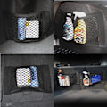 Miniatyrbillede 4 af 5: 2 stk. bil velcro dobbeltlags mesh lomme bagagerumsnet taske bil (B)