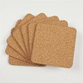 Miniatyrbillede 4 af 5: 12 stk. Sublimations firkantede coaster emner Bulk MDF emner Hardboard kork coasters Blank MDF kork coasters (B)