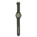 Elektronisk analog armbandsur rund nylonrem militärklocka (armégrön)(w)