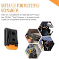 Miniatyrbillede 5 af 5: 6 stk. Clip Tech Hubs til TOU-CT ClipTech tasker, værktøjsbælteclips passer til modeller TOU-CT-150 TB-CT-150S (W)