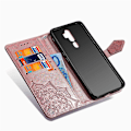 Miniatyrbillede 4 af 5: Etui til OPPO A5 2020/A9 2020 Etui Læder Wallet Cover Præget Mandala Magnetisk Flip Beskyttelse Stødsikker - Rosaguld (W)