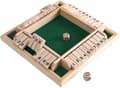 Deluxe 4-spelar Shut The Box Träspel Klassiskt Tärningsspel