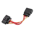 Pikkukuva 2 / 3: Auton HID Xenon -ajovalojen 10–14-nastainen liitinadapteri 1J0973835 1J0973737 autotarvikkeille (W)
