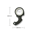 Miniatyrbillede 3 af 4: Fingertip-roterende nøglering Metal Gadget Anti-stress legetøj Nøglering Spinner Fidget legetøj Stressaflastning & Anti-angst Sansestimulerende legetøj til Teenagere Voksne