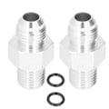 Miniatyrbilde 5 av 5: Par Transmisjonskjøler Adapter Fittings ‑6AN til 1/4in NPSM 316‑3000833 for GM TH350 TH400 4L60E 4L70E 700R4 TR6060 (W)