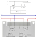 Pikkukuva 2 / 5: CN101A SPST-kytkin ohjelmoitavalla ajastimella ja LCD-digitaalinäytöllä 12V DC 16A valkoinen vedenpitävällä suojuksella (W)