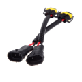 Miniatyrbillede 2 af 5: 2 stk H8 H9 H11 Ledningsnet Stikledning Stikadapter til HID LED Foglys Forlygte[fw]