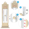 Miniatyrbillede 3 af 5: Analogt termometer til maks-min, vejrbestandigt, til drivhuse (W)