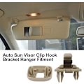 Miniatyrbillede 3 af 5: 2 stk. Indvendig Solskærm Klips Beslag til Audi A1 A3 A4 A5 Q3 Q5 (8E0 857 562) A7 B6 B7 B8 S4 S5 Solskærm Holder Bil Interiør Dele Beige