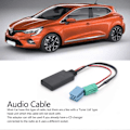 Miniatyrbillede 5 af 5: Auto Audio Adapter Mini ISO 6-polet 8-polet Stik Bluetooth 5.0 AUX Kabel til Renault Clio / Espace / Kangoo / Laguna YEMAA