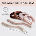 Miniatyrbillede 3 af 4: 6 stk. Lazy Heatless Curling Rod Headband Ingen Varme Silke Krøller Bånd Hårruller Sovende Hårruller Skum Rod Hårstyling Værktøj