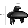 Miniatyrbillede 5 af 5: 2 stk. Solskærm Klips Beslag til Audi A1 A3 A4 A5 Q3 Q5 (8E0 857 562) A7 B6 B7 B8 S4 S5 Solskærm Holder Bil Interiør Dele Sort