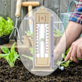 Miniatyrbillede 4 af 5: Analogt termometer til maks-min, vejrbestandigt, til drivhuse (W)