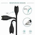 Miniatyrbilde 5 av 5: Lader Garmin Klokker - Universal Hurtiglader Svart Svart (W)