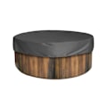Miniatyrbild 3 av 5: Utomhus Vattentät Anti-UV Skyddande Dammskydd Spa Badtunna Baldakin Lock Round AU [FW] Black