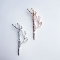Miniatyrbilde 2 av 5: 10 stk Minimalistisk Stilfull Gull Sølv Metall Hårnål Blad Hårspenne