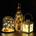 Miniatyrbillede 3 af 5: 12 x 20 LED Flaskelys Kork med Batteri, Bryllupsdekoration, 2M Flaskelys (FMY) (W)