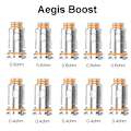 Miniatyrbillede 5 af 5: Mesh Coil 0,4 Ohm Coils til Boost Hero X Udskiftningscoils Silver