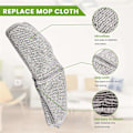 Miniatyrbillede 5 af 5: Rengøringsvenlige Mikrofiber Moppeklude Reservedele til S8+ M7 Pro Robotstøvsuger (W)