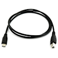 Pikkukuva 2 / 5: USB-C USB 3.1 Type C Uros - USB 2.0 B Type Uros Datakaapeli Johto Puhelin Tulostin (W)