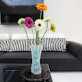 Miniatyrbillede 4 af 5: 3 stk. foldbar blomstervase, boligdekoration transparent (B)