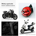 Miniatyrbillede 5 af 5: 300db Super Toghorn 12v 300db Super Toghorn Til Lastbiler SUV Bil Båd Elektrisk Horn Motorcykler Højt Toghorn (W)