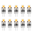 Miniatyrbillede 1 af 5: G4 Pære 2W G4 LED Pære Er Ækvivalent Til 20W G4 Halogen Pære Udskiftningsdel, G4 Base AC/DC12V-24V, Kold Hvid 10 Stk As Shown