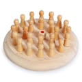 Miniatyrbillede 2 af 5: Intelligente legetøj til børn Farverig hukommelsesskak Træ hukommelse Matchstick skakspil Hukommelsesudvikling Skak Familie Intellektuelt legetøj (W)