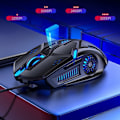 Miniatyrbilde 2 av 5: Gamingmus med LED / Datamus - G5 (H)