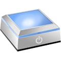 Miniatyrbillede 1 af 5: LED Lys Base Flerfarvet Show Stand Display Plade Firkantet Display Belyst Base til Glas Krystal Kunst med Sensitiv Touch Switch (Flad Overflade) (W)