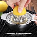 Miniatyrbillede 3 af 5: Citruspresse Manuel Citronpresser Rustfrit Stål 304 Multifunktionel Appelsin Håndpresser (W)