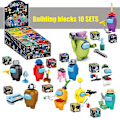 Miniatyrbild 3 av 5: 10 set DIY Spel Minifigur Byggstenar Kit Rymddockor Bland Oss Montera