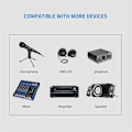 Miniatyrbillede 3 af 5: XLR Han 3 Pin til XLR Hun 5 Pin og XLR Hun 3 Pin til XLR Han 5 Pin Lydkabel, til Mikrofon (W)