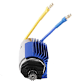 Miniatyrbilde 3 av 5: 390 Motor og Motorfeste 1639A for Go 16207 16208 16209 16210 H16 H16H H16E H16P 1/16 RC Bil Reservedel (W)