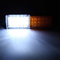 Miniatyrbillede 5 af 5: 2 stk. 12V 30 LED Bil Lastbil Bull Bar Lys Bullbar Forlygte Forlygte Parklys Signal amberwhite