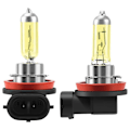 Pikkukuva 2 / 3: 2x H11 55W 3000k Kultainen Keltainen HID Halogeeni Sumuvalopolttimo Ajovalolle (W)