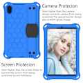 Miniatyrbilde 3 av 5: Etui for Galaxy Tab A 8,4 tommer 2020 T307/T307U Tablet Etui Anti-Fall med Tablet Stativ og Stropp (Blå) blue  black