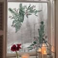 Självhäftande Fönsterdekaler med Tallgrenar för Jul