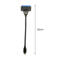 Miniatyrbild 4 av 4: Hårddiskkabel Stabil överföring 5Gbps USB3.0 till SATA 2.5/3.5 tum hårddisk datakabel Datortillbehör fw A