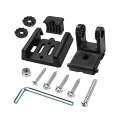 Miniatyrbilde 1 av 5: For 7400931 XNT Transducer Bracket, Transducer Mount for XHS Modeller, Transom Mounting Hardware Kit for XNT 9 20 fw Black