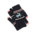 Pikkukuva 5 / 5: Neulotut käsineet - Kaksinkertainen vuori polar fleece -materiaalista