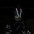 Miniatyrbillede 5 af 5: Refleksvest / reflekssele til løb og cykling - sort